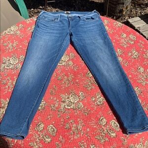 True Religion Casey Low Rise Super Skinny Women's made in USA Light Blue Jeans